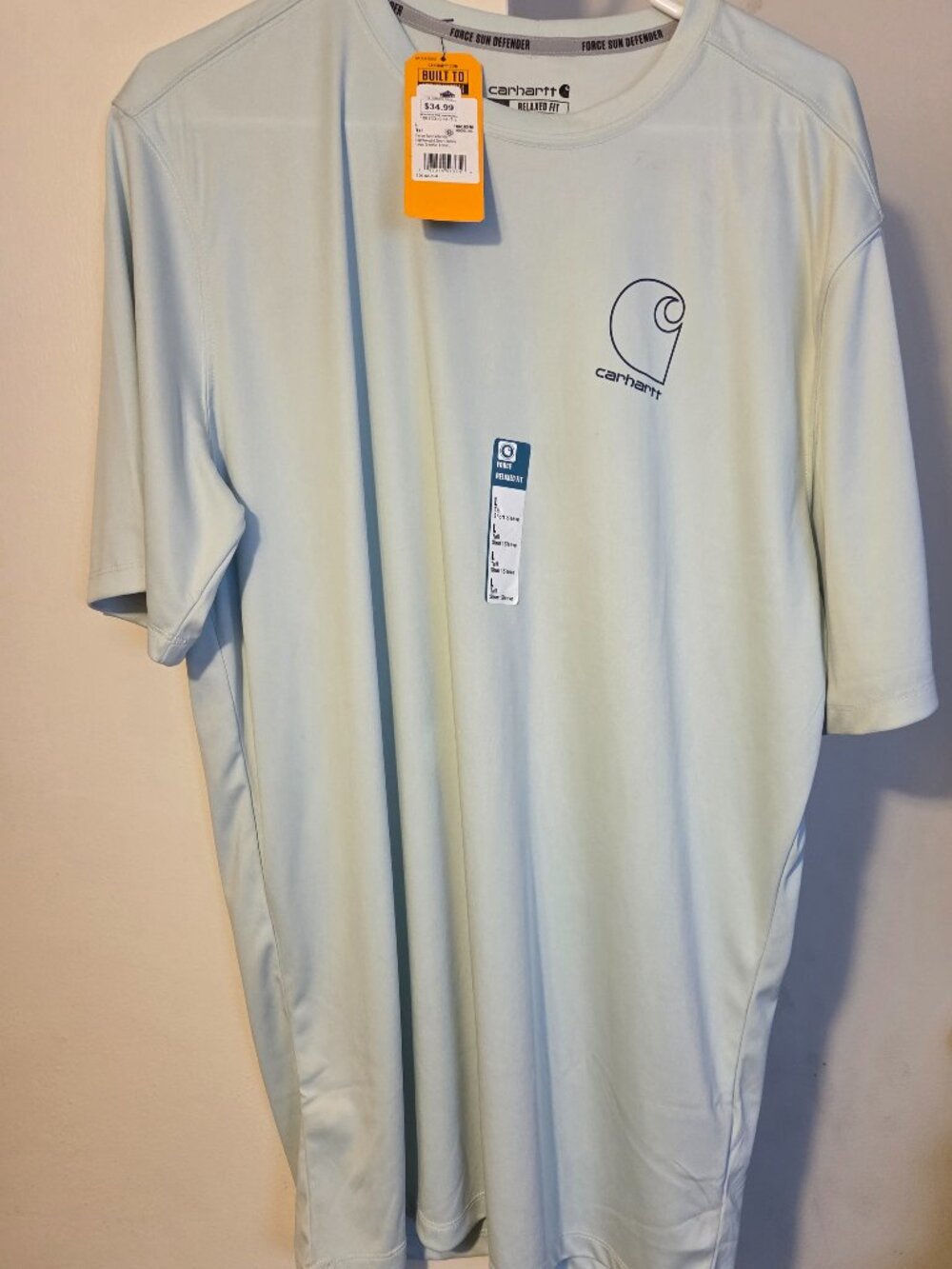Mens carhartt shirt size Large Tall